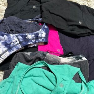 Huge lot of Lululemon tanks